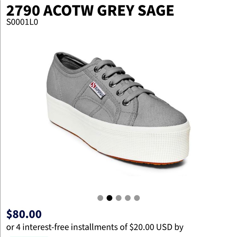 Superga  |  platform sneaker